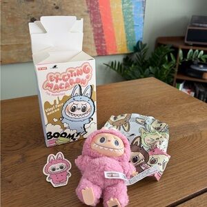 NIB AUTHENTIC Pop Mart Exciting Macaron Pink Monster Figure